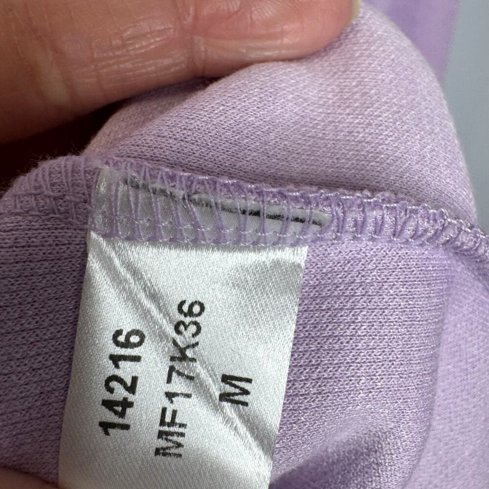 Peter Millar Men's Spur Purple Melange Fleece Quarter Zip Top Preppy Golf Mens M - Picture 8 of 8